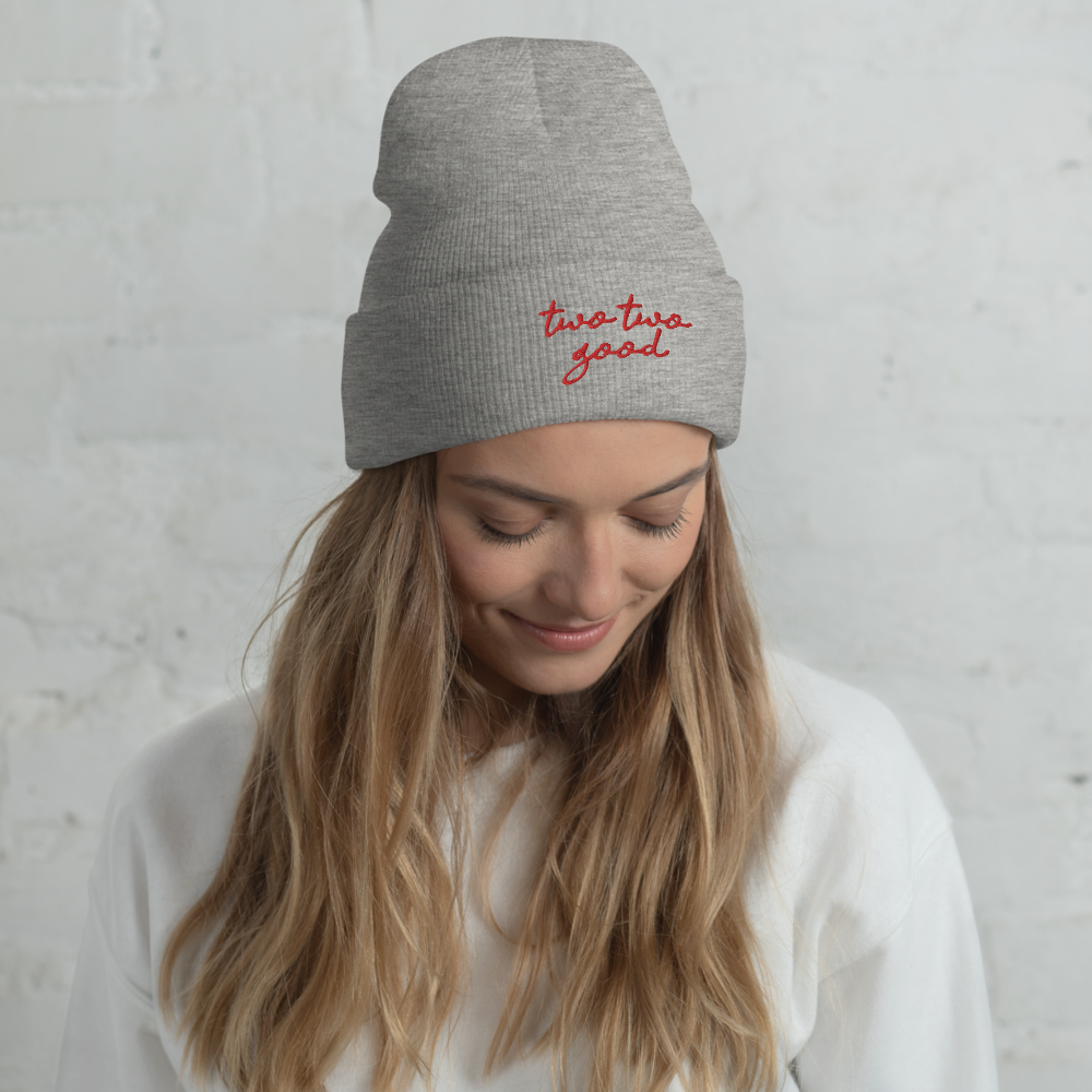 Premium 'two two good' Cuffed Beanie