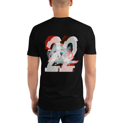 Glitched "22" Good Short Sleeve T-shirt